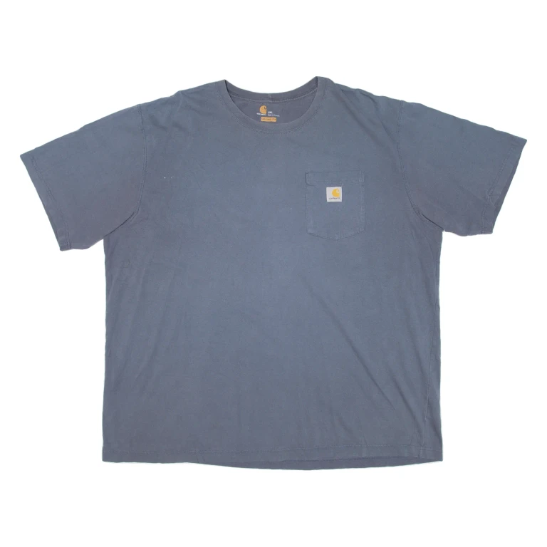 CARHARTT Mens T-Shirt Blue 2XL