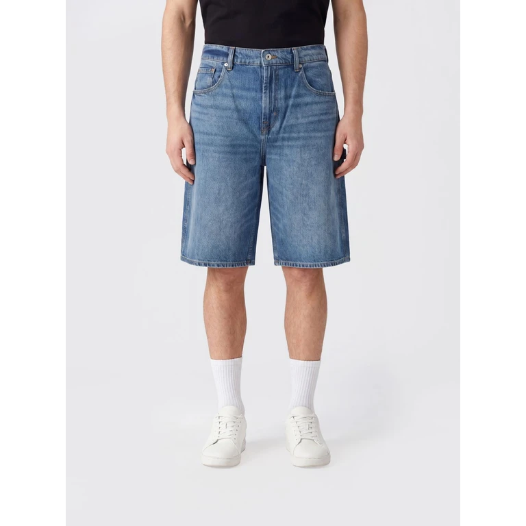 Shorts Men color Denim (7TI00066U73NA)