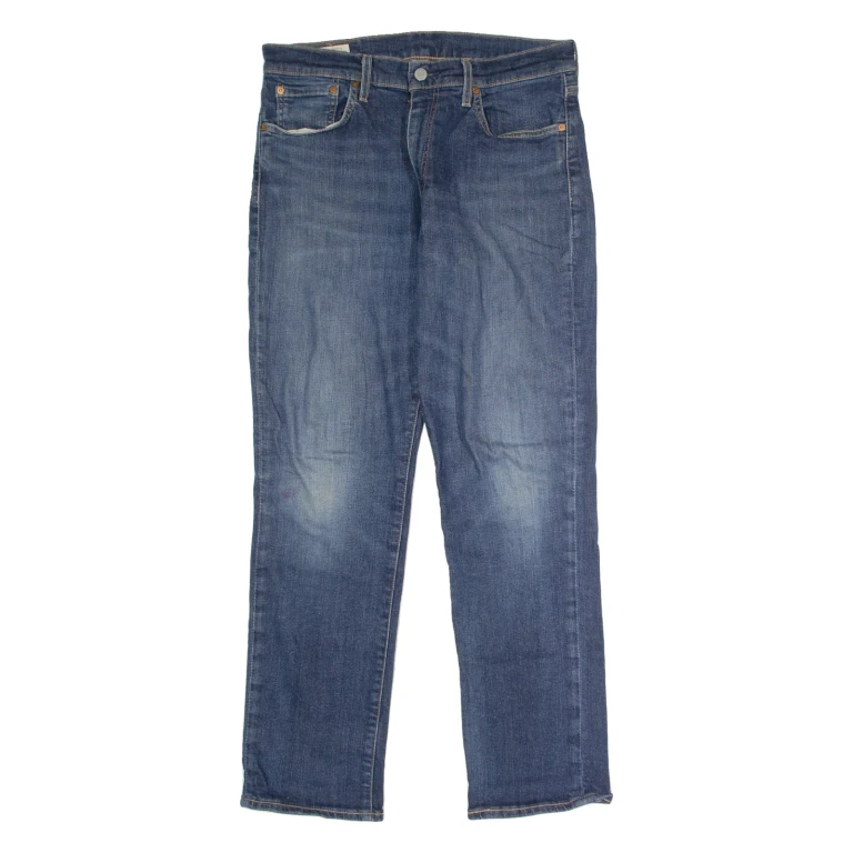 LEVI'S 511 BIG E Jeans Mens Blue Slim Straight Stone Wash W32 L30
