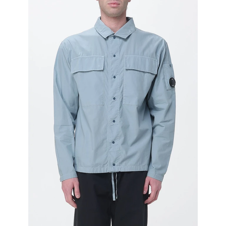C. P. COMPANY Jacket Men color Gnawed Blue (20CMOS237A005691G809)