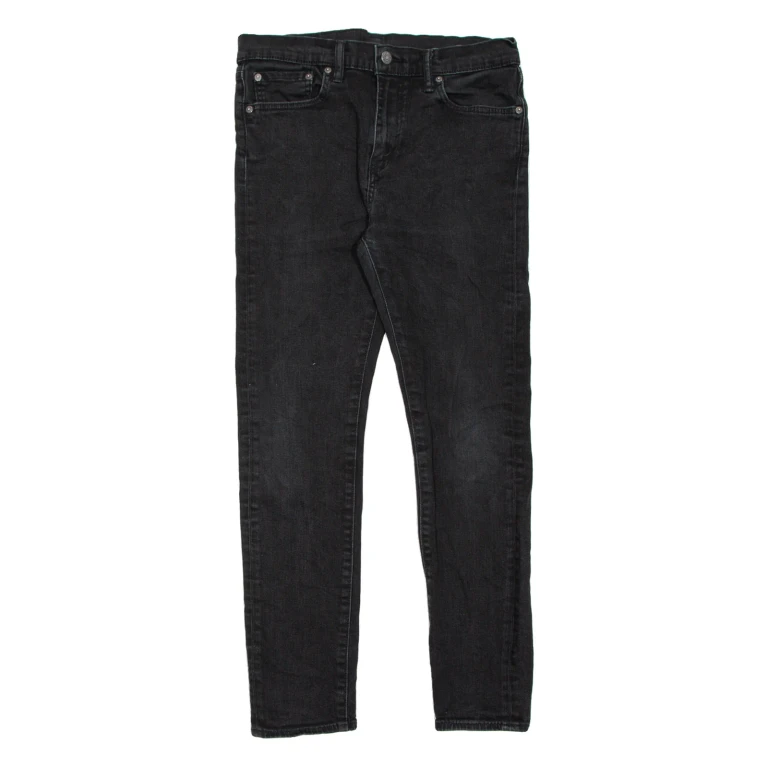 LEVI'S 510 Jeans Mens Black Slim Skinny W31 L32