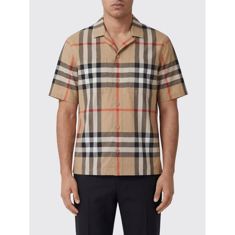 Camisa Burberry para homem Bege