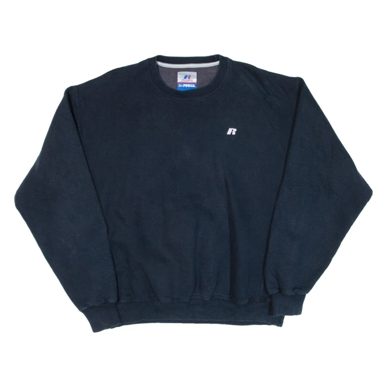 RUSSELL ATHLETIC Mens Sweatshirt Blue L