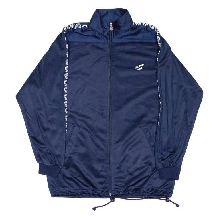 HEROD Sport Mens Track Jacket Blue L