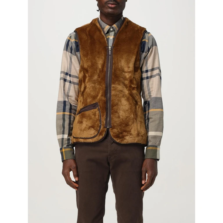 BARBOUR Suit Vest Men color Brown (MLI0004BR31)