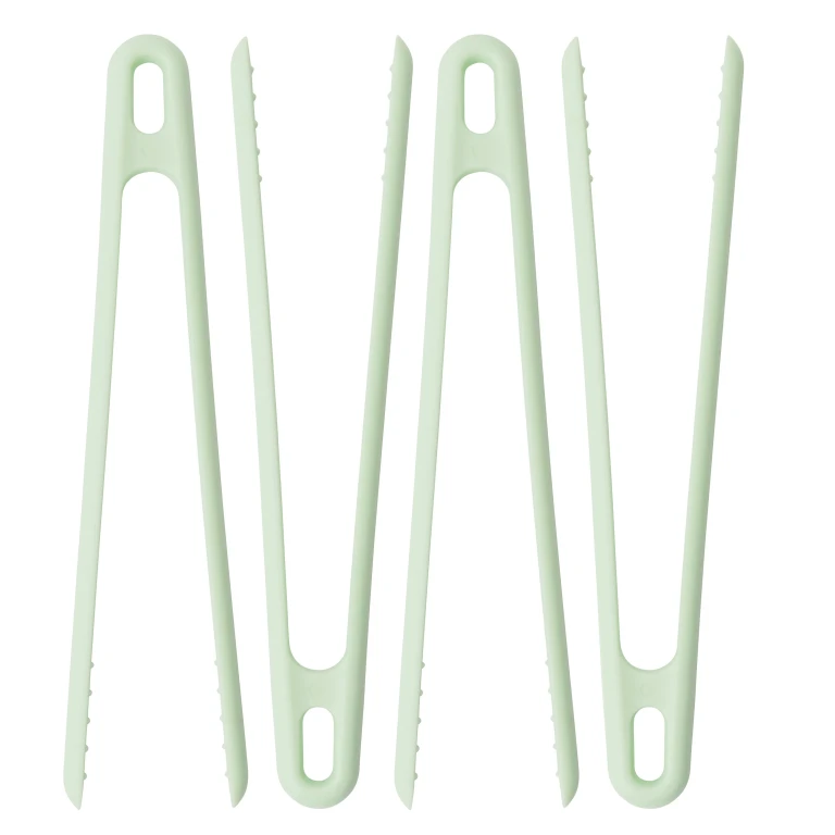 Leo 11" Nylon Grill Tongs, Set of 4, Mint