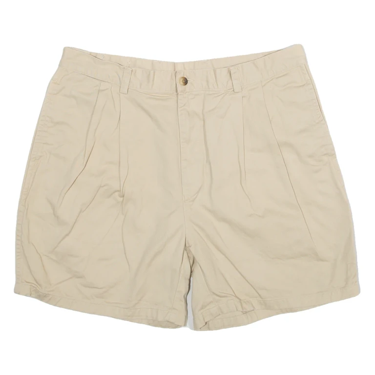 NAUTICA Womens Denim Shorts Beige XL W36