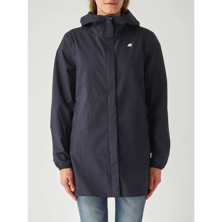 blaue Jacke