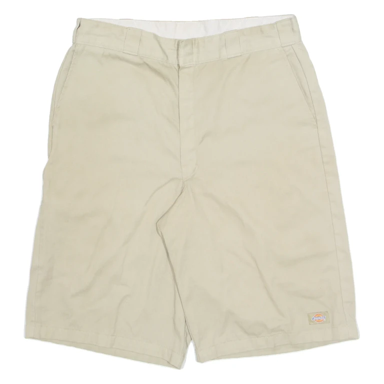 DICKIES Mens Workwear Shorts Beige L W36