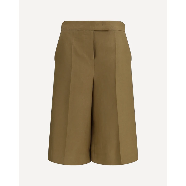 Bermudas de lino Max Mara para mujer, talla 44
