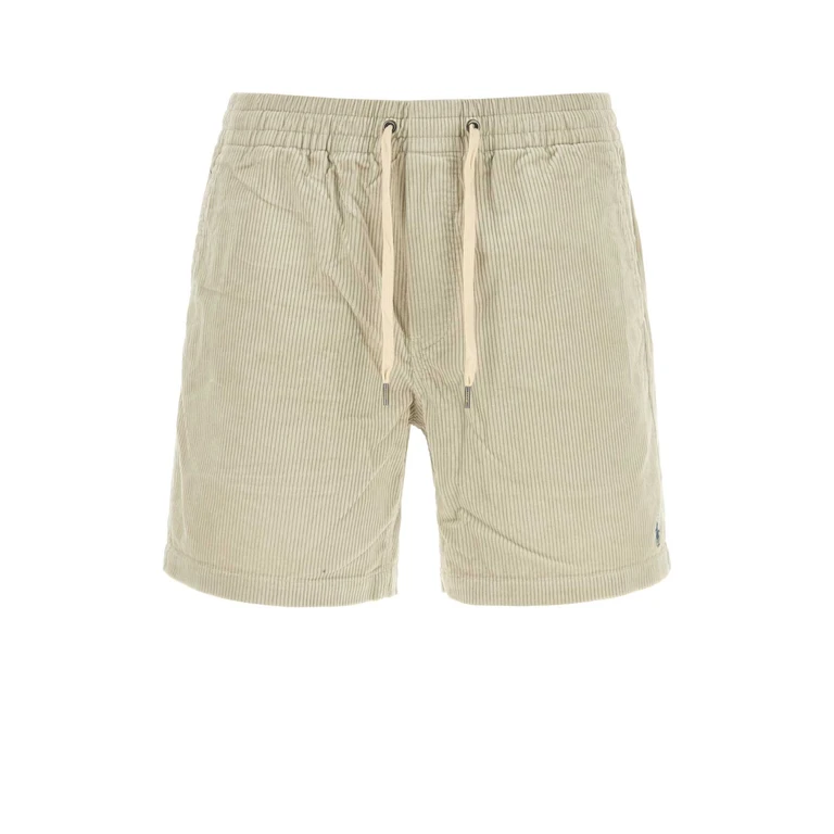 Polo Ralph Lauren Sand Corduroy Bermuda Shorts Khakistone Exterior: Cotton - Men