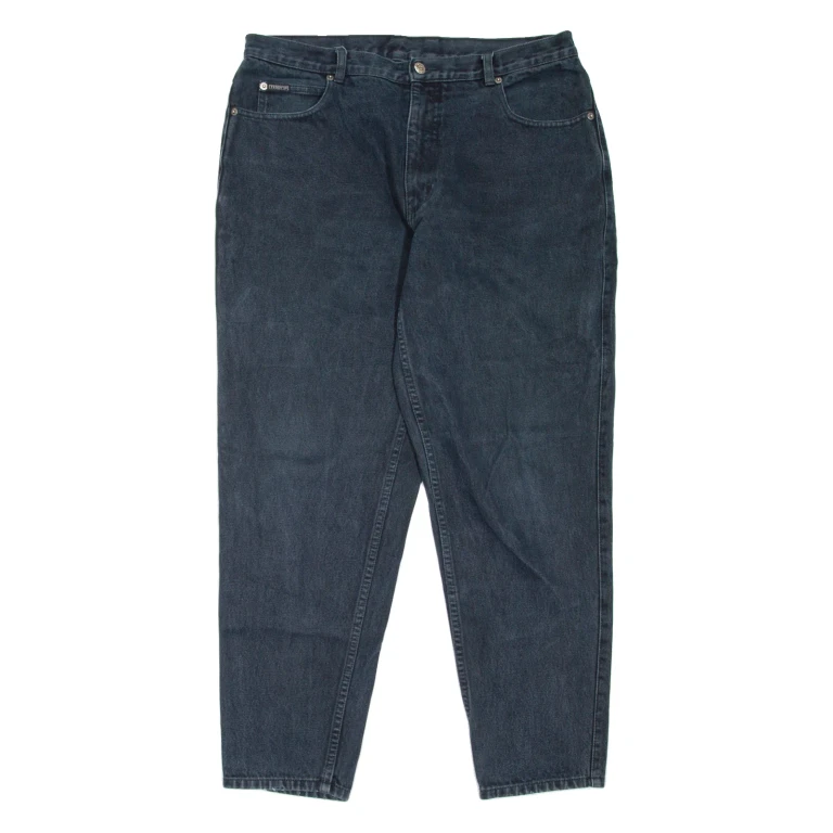 TEDDY'S Womens Jeans Blue Regular Mom W34 L28
