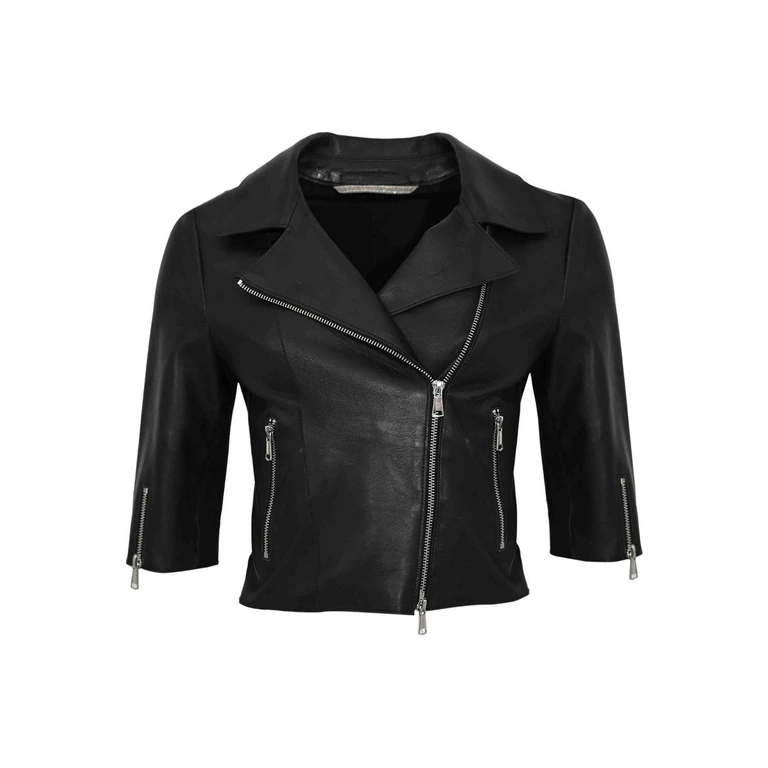 Blouson En Cuir - Noir (COCO20)
