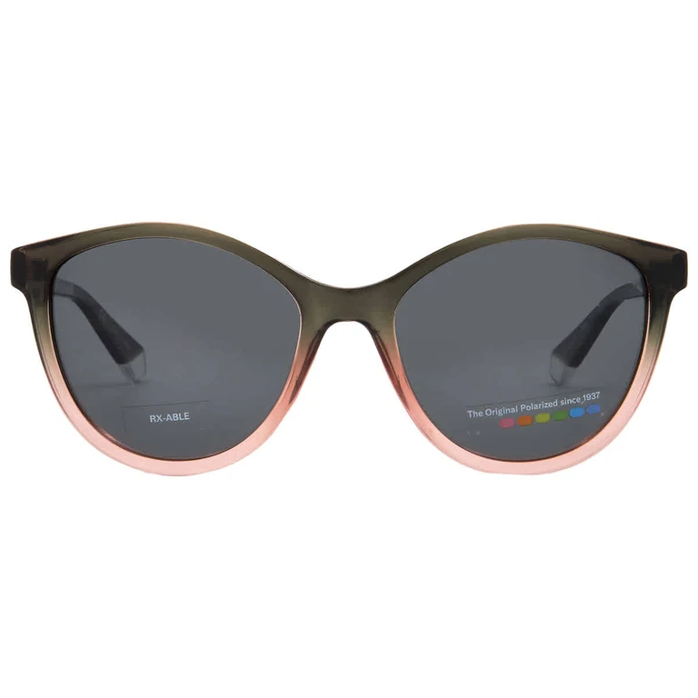 Polaroid Polarized Grey Oval Ladies Sunglasses PLD 4133/S/X 0IWB/M9 55