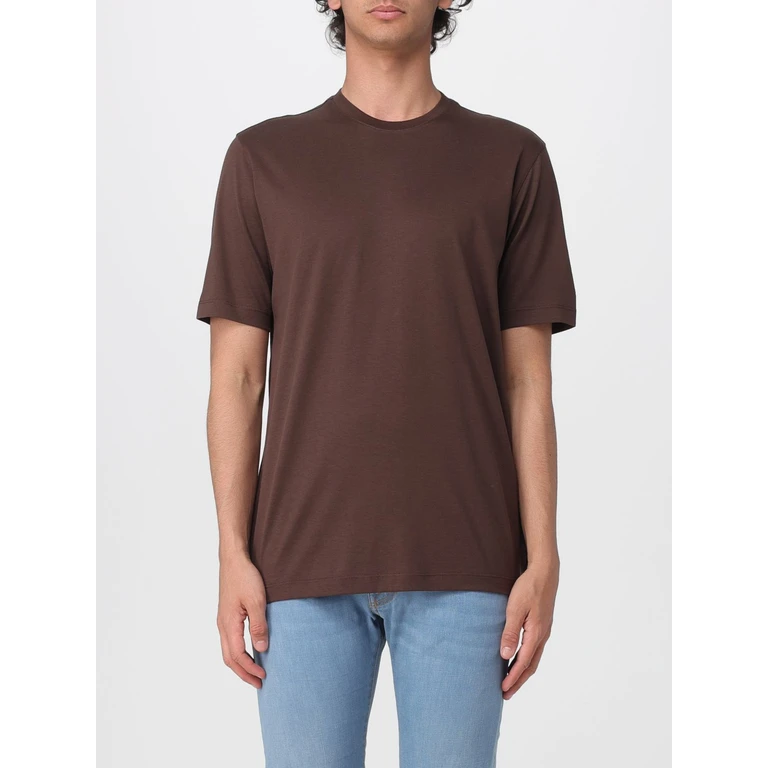 T-Shirt Men color Brown (810324ZQ317Z1495)