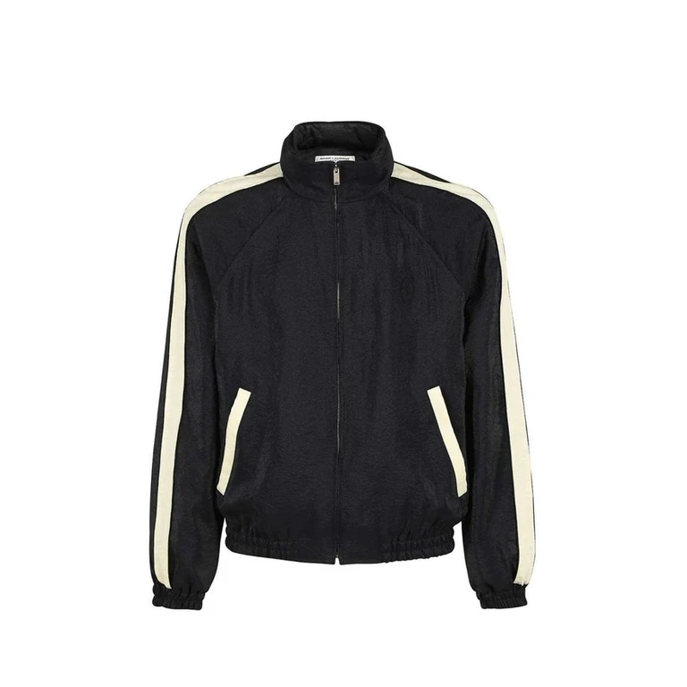 Saint Laurent Black Polyamide Bomber Clothing - Men