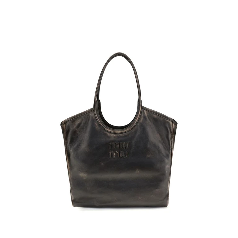 Miu Miu Brown Calf Leather Bos Taurus Shoulder Bag - Women (MI5BG321VOONAF6PF0201BB)