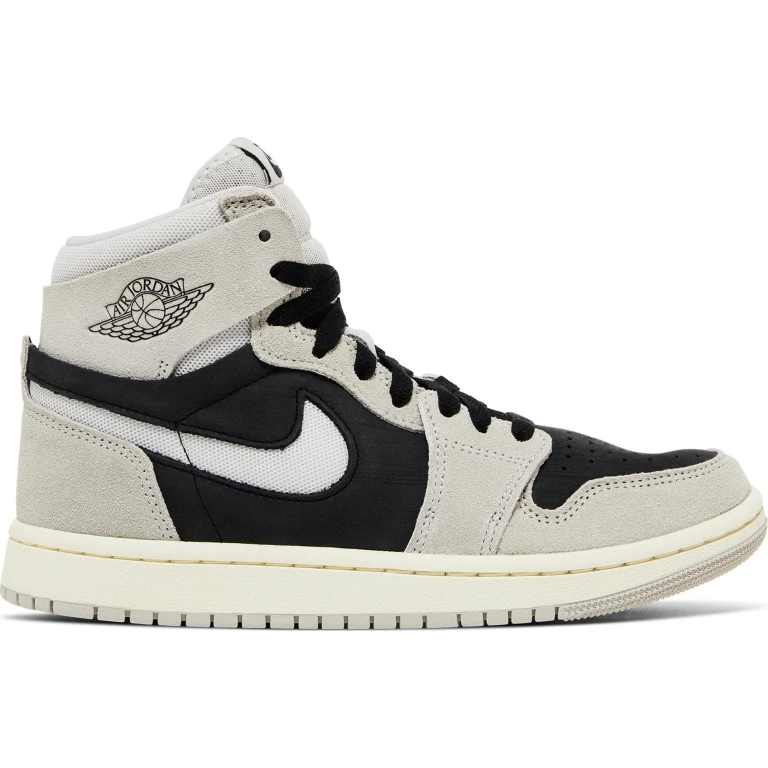 Women's Retro 1 High Zoom Air Cmft 2 'Light Iron Ore' Sneakers