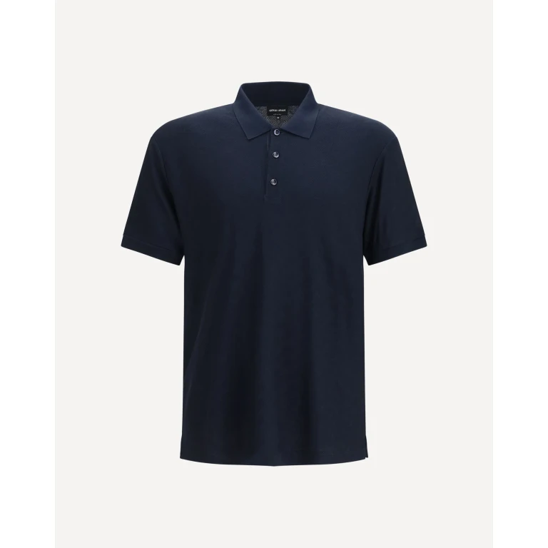 Polo da uomo Giorgio Armani in viscosa e poliestere (taglia 46)
