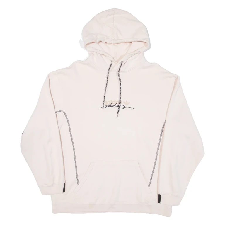 ADIDAS Womens Pink Hoodie M