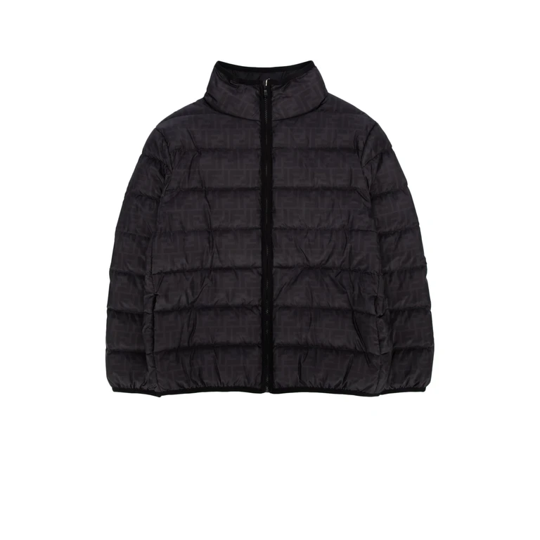 Fendi Kids Maglia Black Mixed Fibres Maglieria