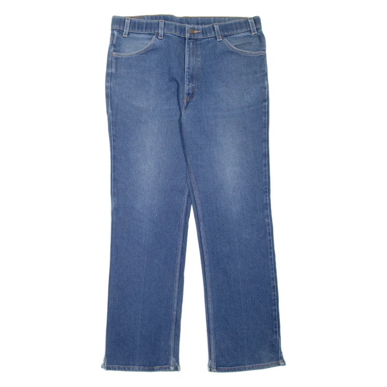 LEVI'S Mens Jeans Blue Regular Straight 90s Stone Wash W37 L32