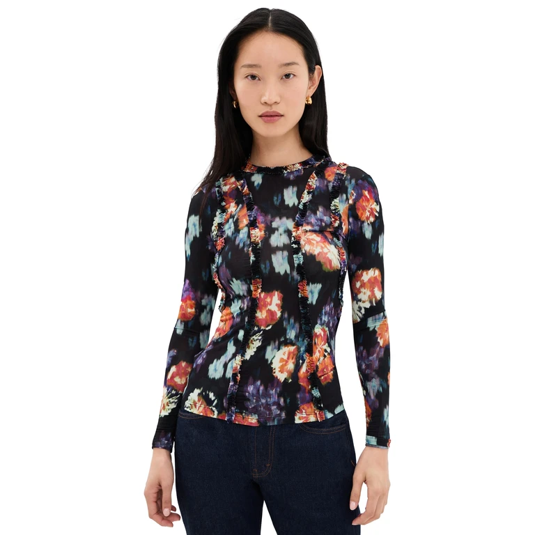 Ulla Johnson Clover Jersey Top Nocturne P