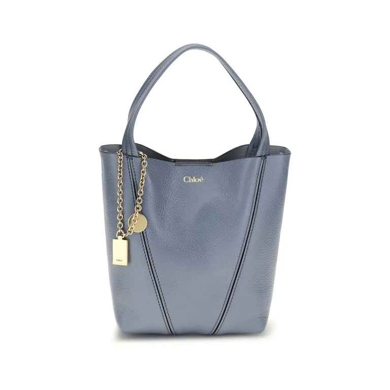 Chloé Blue Calf Leather Bos Taurus Shoulder Bag - Women