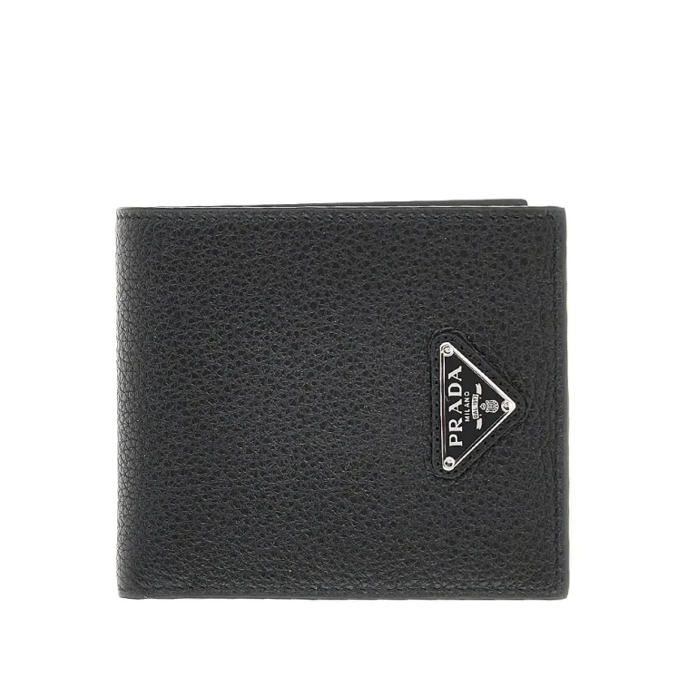PRADA Bifold Wallet in Saffiano leather Male UNI