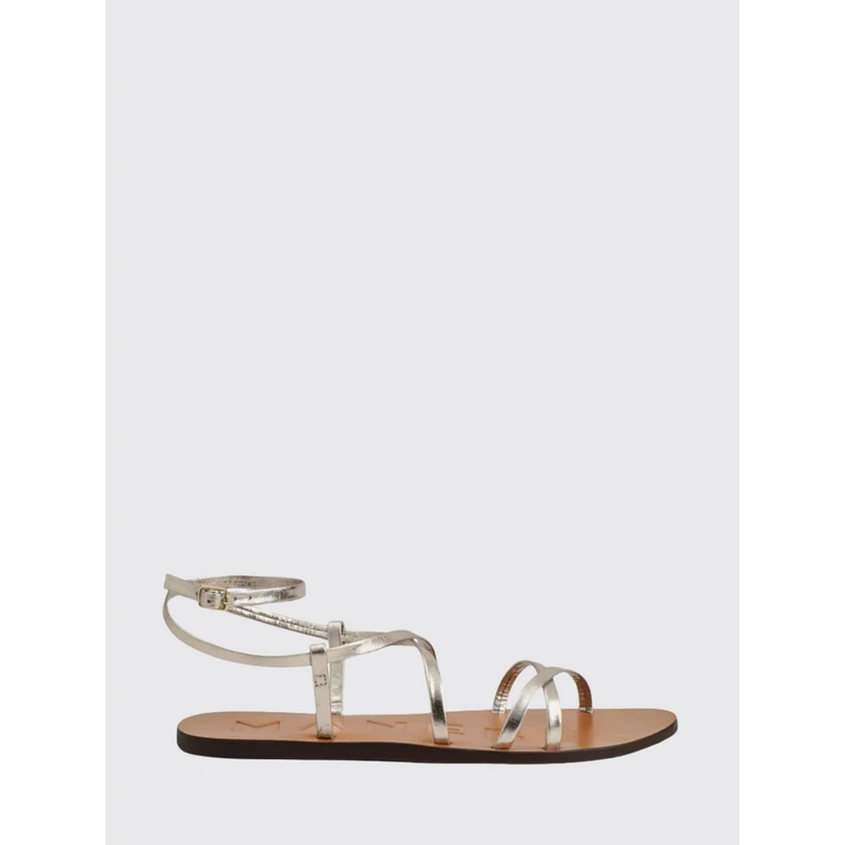 Heeled Sandal Woman color Silver (Q29Y0PLATINUMANKLESTRAP)