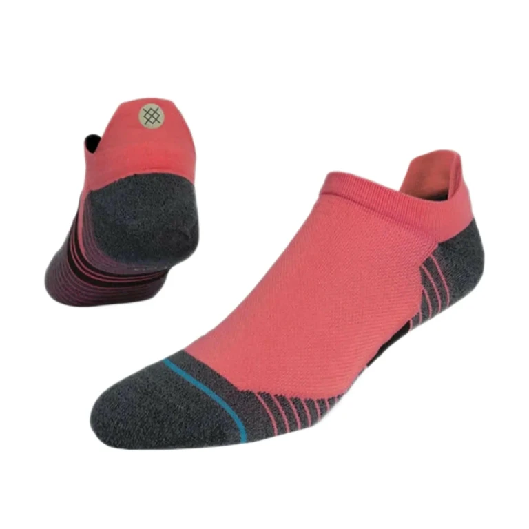 Ultra Tab Running Ankle Socks Neon Pink
