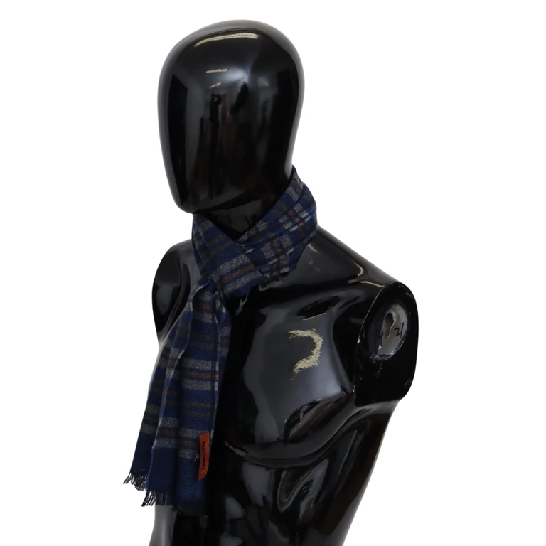 Missoni Multicolor Wool Striped Unisex Neck Wrap Shawl Accessory - Men