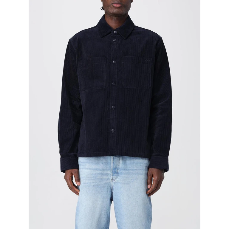 A. P.C. Jacket Men color Blue (COHBBH32019IAK)