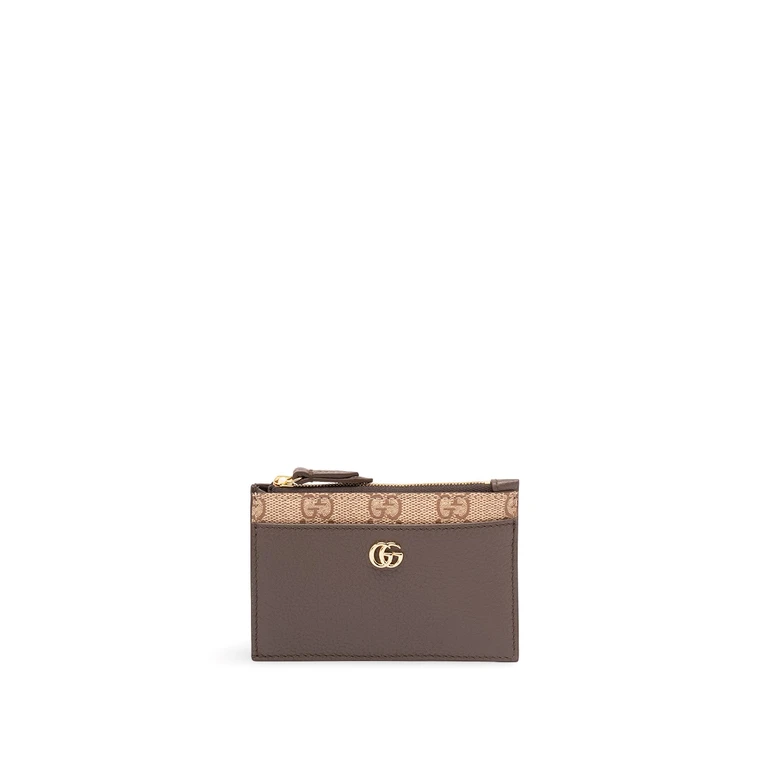 Gucci `Petite Marmont` Cardcase (837966AAGUL)