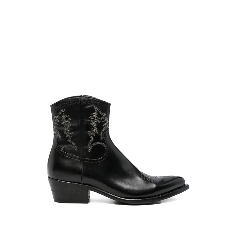 Eraldo Western-style Embroidered Boots