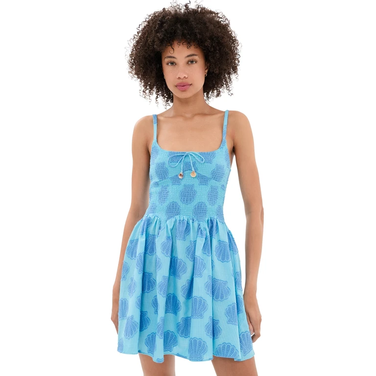 Saylor Lapis Mini Dress Blue Multi S