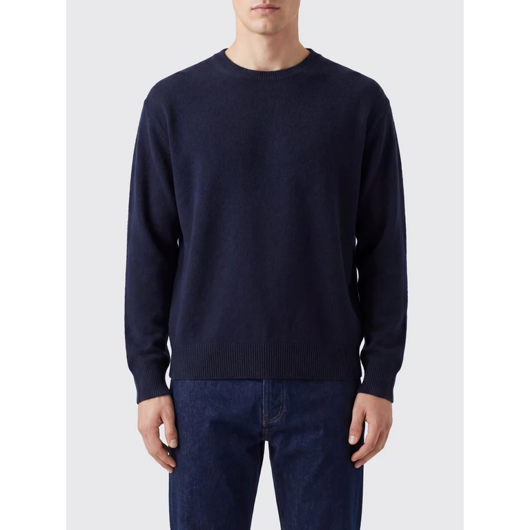 Long-Sleeved Crewneck Jumper Crafted in Pure Cashmere (1288Y973DRN)
