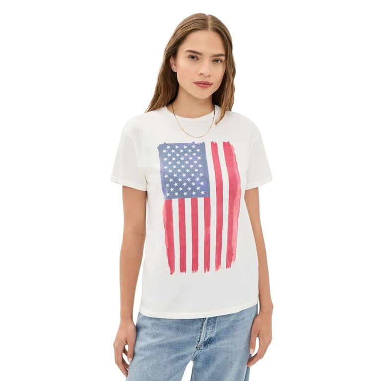 Original Retro Brand USA Vertical Flag Relaxed Tee AWH XL