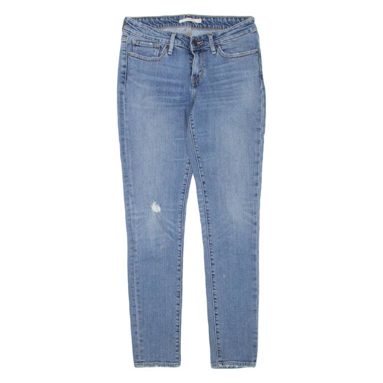 LEVI'S 711 Womens Jeans Blue Regular Skinny W28 L31