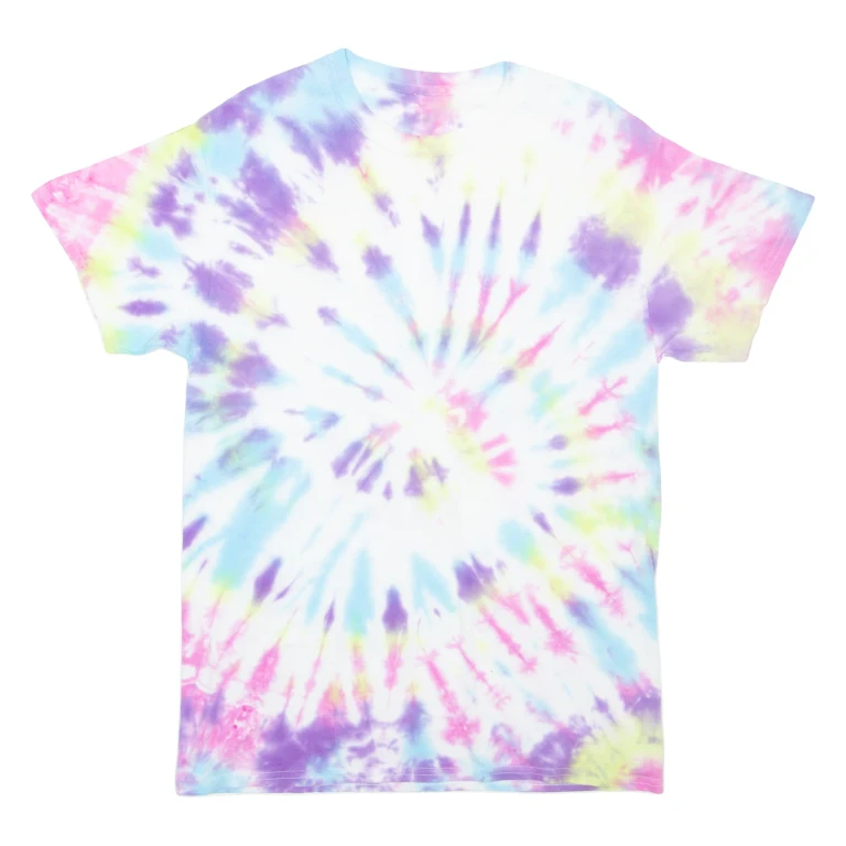 Mens Tie Dye T-Shirt Purple S