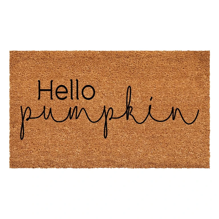 Hello Pumpkin Doormat