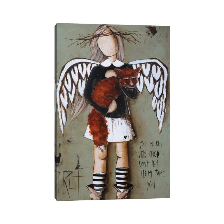 You Were Wild by Ruth's Angels - Canvas Gallery Wrap