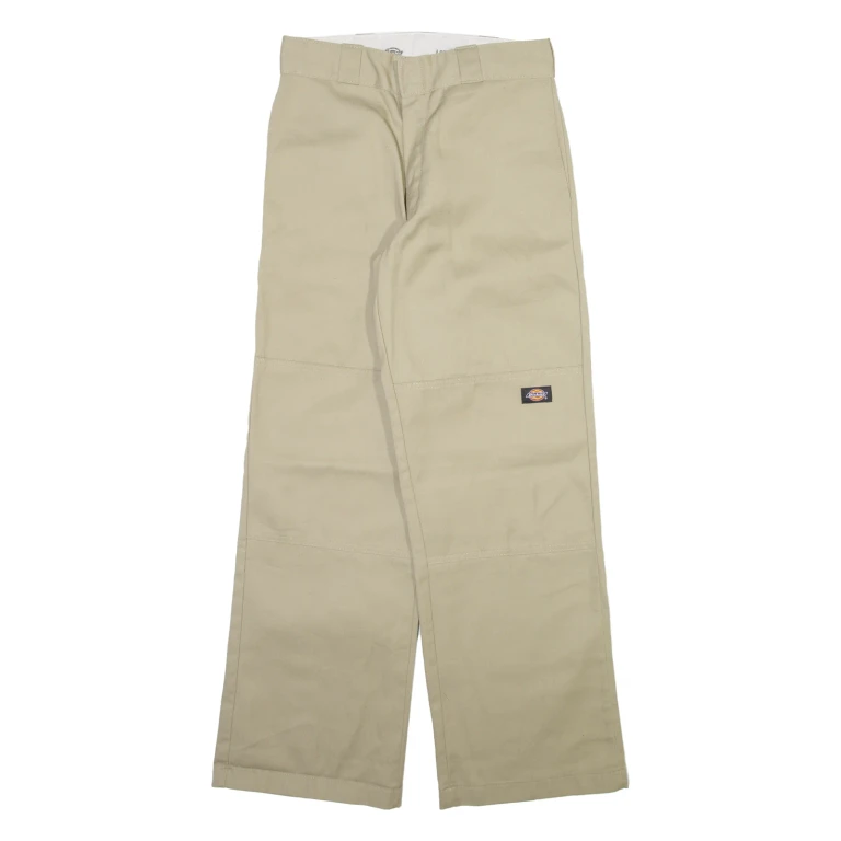 DICKIES Mens Trousers Beige Loose Straight W28 L29