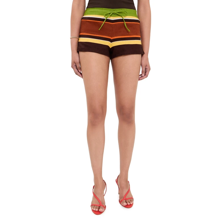 FAITHFULL Miel Linen Shorts Valencia Stripe 6