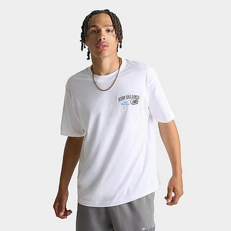 Men's Puffed T-Shirt in White Size: Small