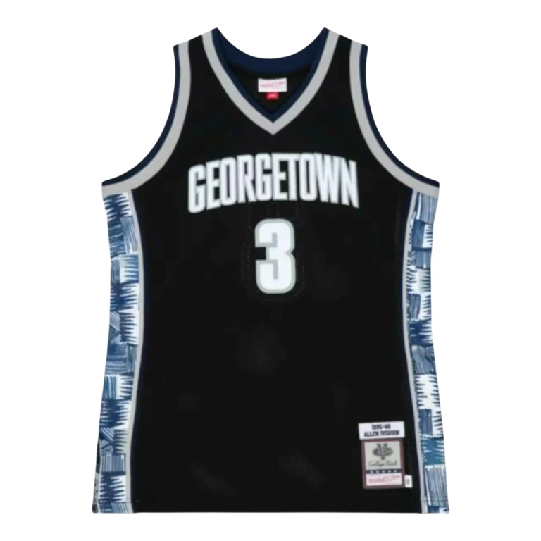 Men's Ncaa Alternate Jersey Georgetown 1995 Allen Iverson Jerseys