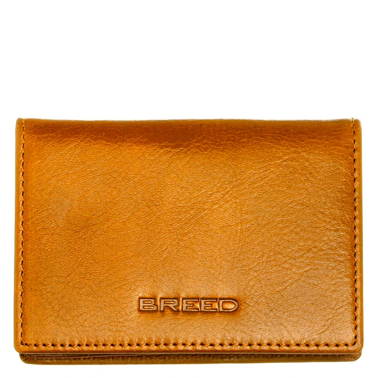 Porter Genuine Leather Bi-Fold Wallet - Camel