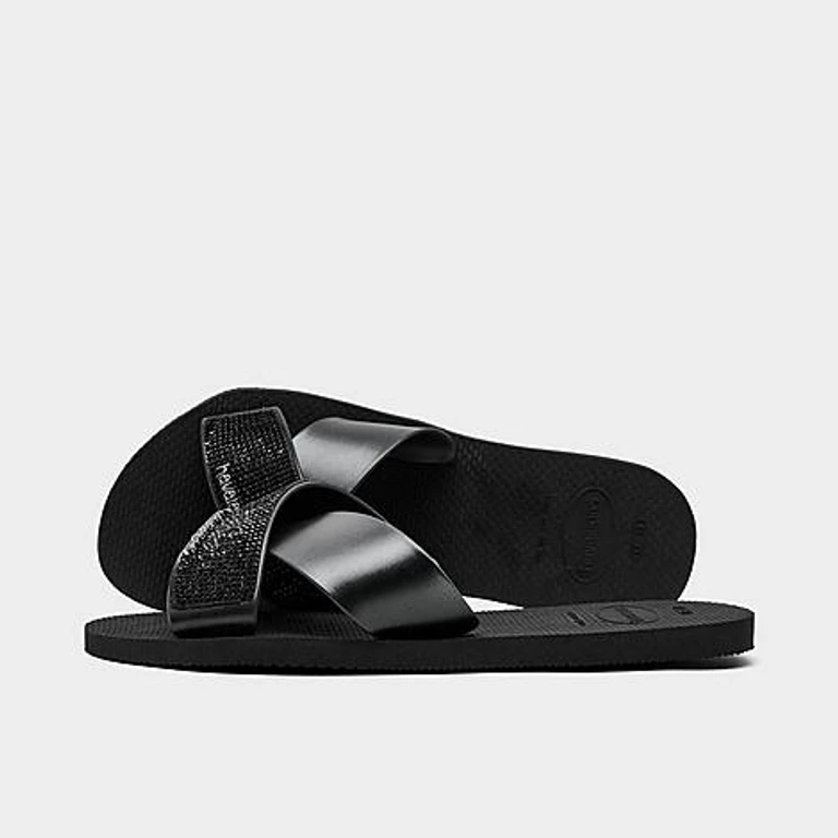 Women's Aqua Glow Sandals in Black Size: 6.0