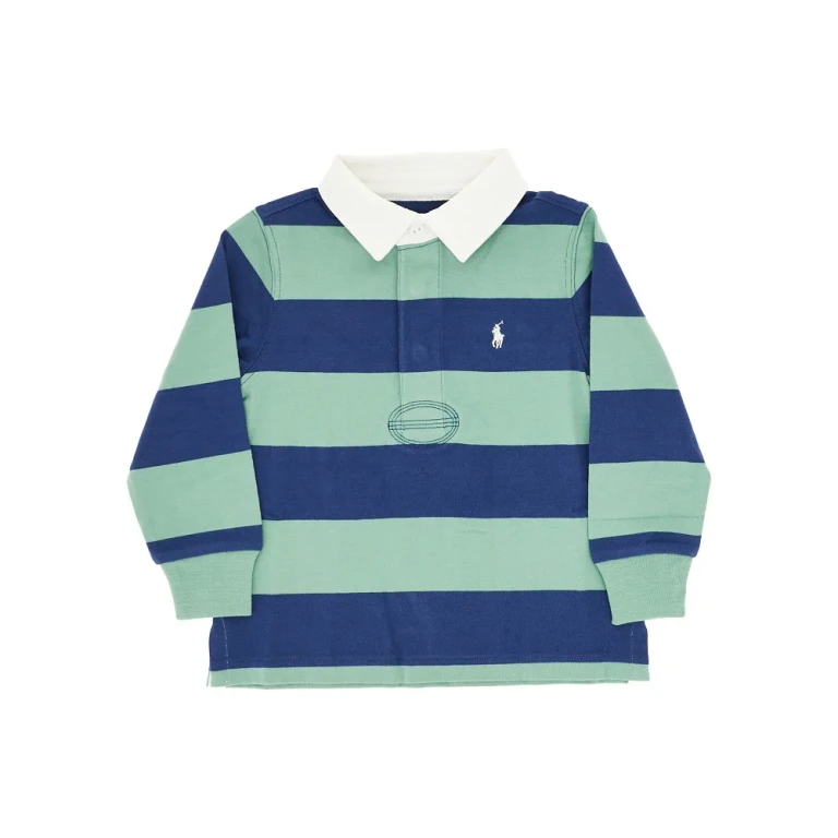RALPH LAUREN Striped cotton jersey polo shirt Kids S