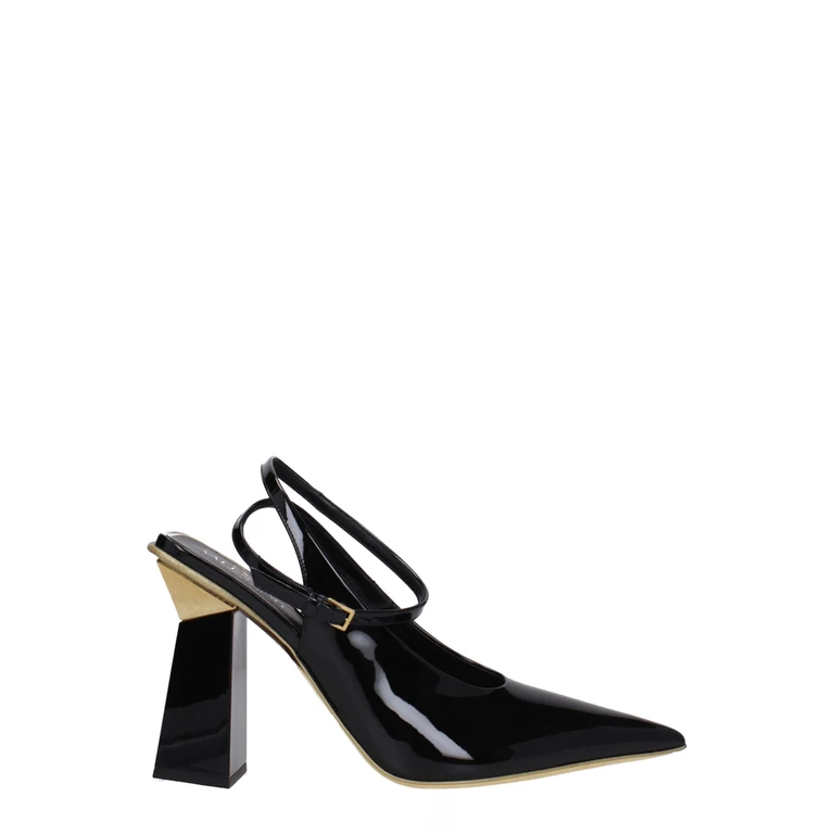 Valentino Garavani Black Leather Sandals - Women